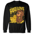 Yellow Ochre 6s Sweatshirt Match Fake Love BER - NastyJamz