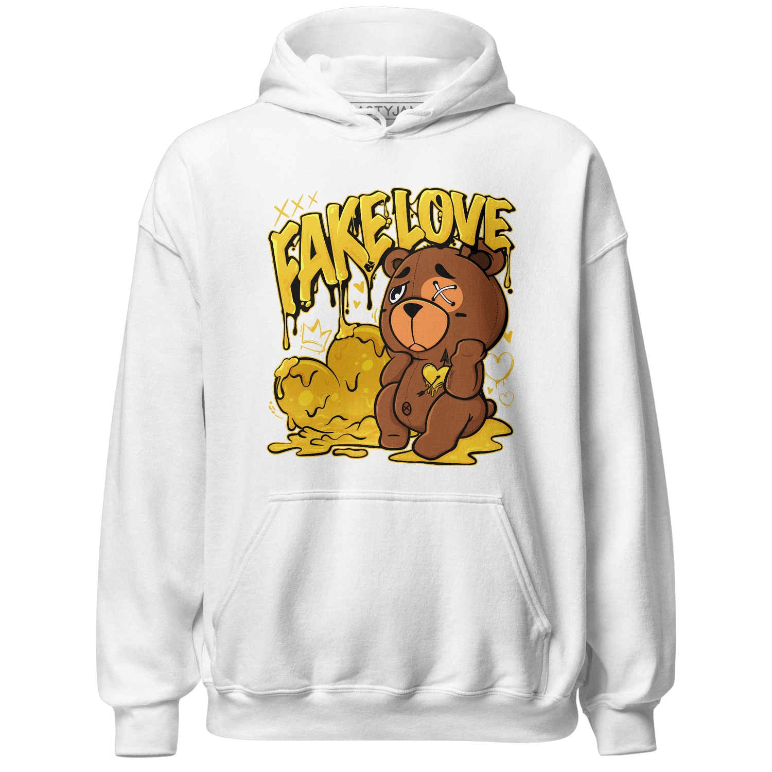 Yellow Ochre 6s Hoodie Match Fake Love BER - NastyJamz