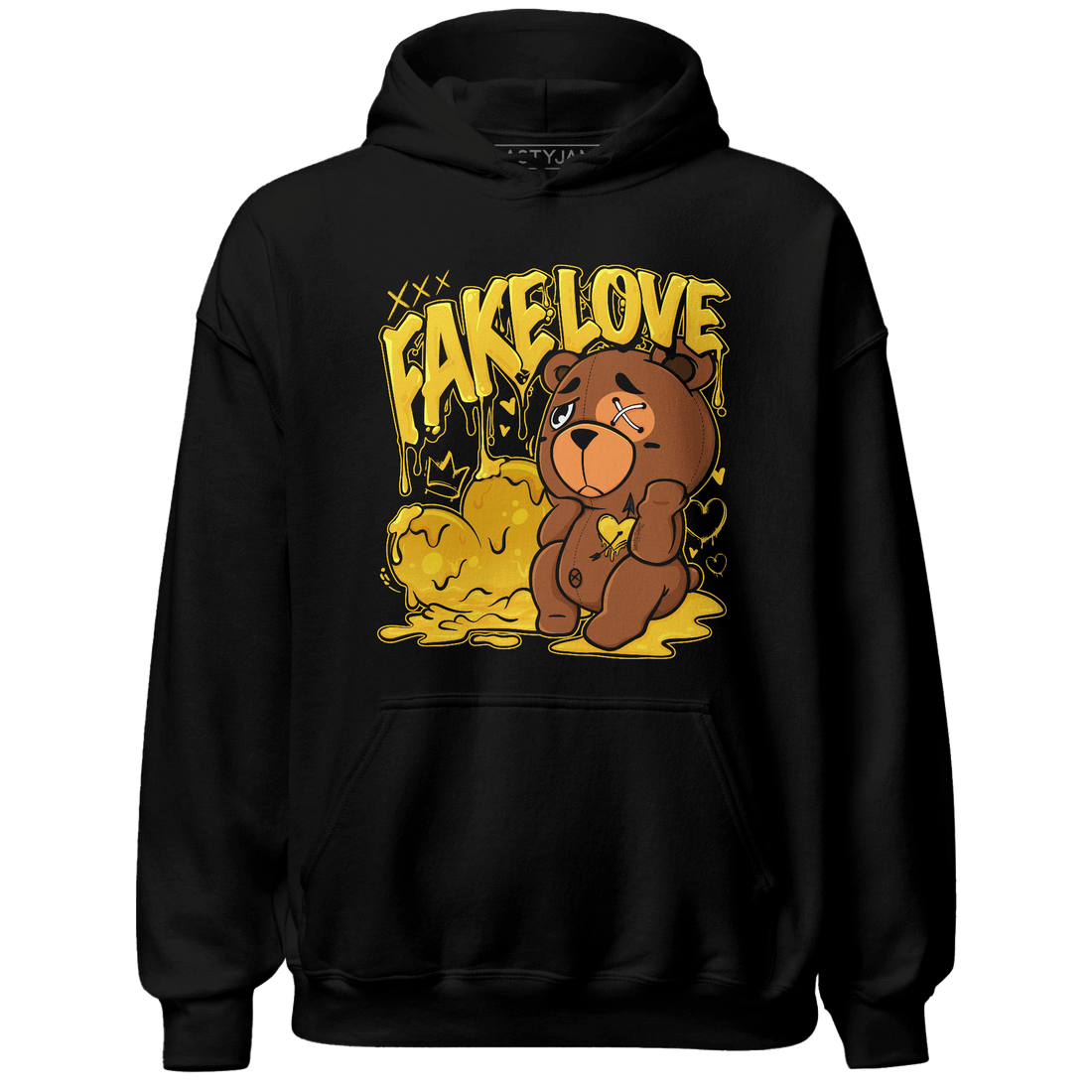 Yellow Ochre 6s Hoodie Match Fake Love BER - NastyJamz