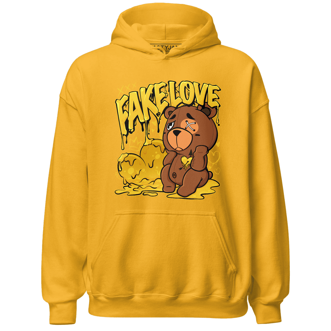 Yellow Ochre 6s Hoodie Match Fake Love BER - NastyJamz