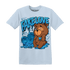 Powder Blue 9s T Shirt Match Fake Love BER - NastyJamz