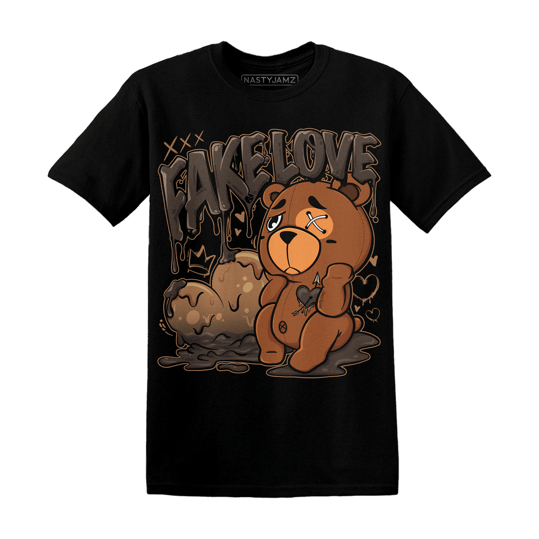 Jumpman Jack T Shirt Match Fake Love BER - NastyJamz