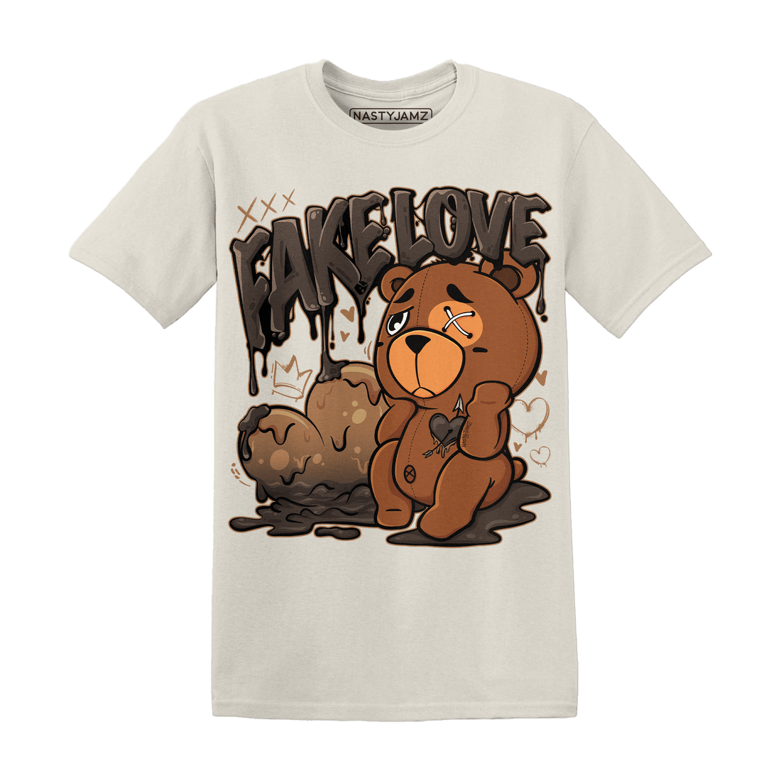 Jumpman Jack T Shirt Match Fake Love BER - NastyJamz