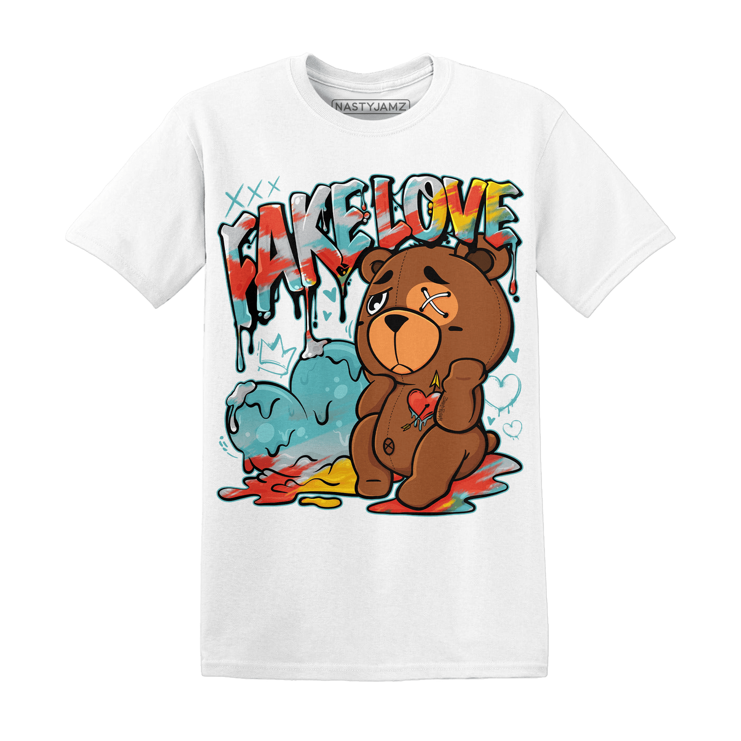 KB 8 Protro Venice Beach T Shirt Match Fake Love BER - NastyJamz