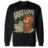 Yeezy Slide Resin Sweatshirt Match Fake Love BER - NastyJamz