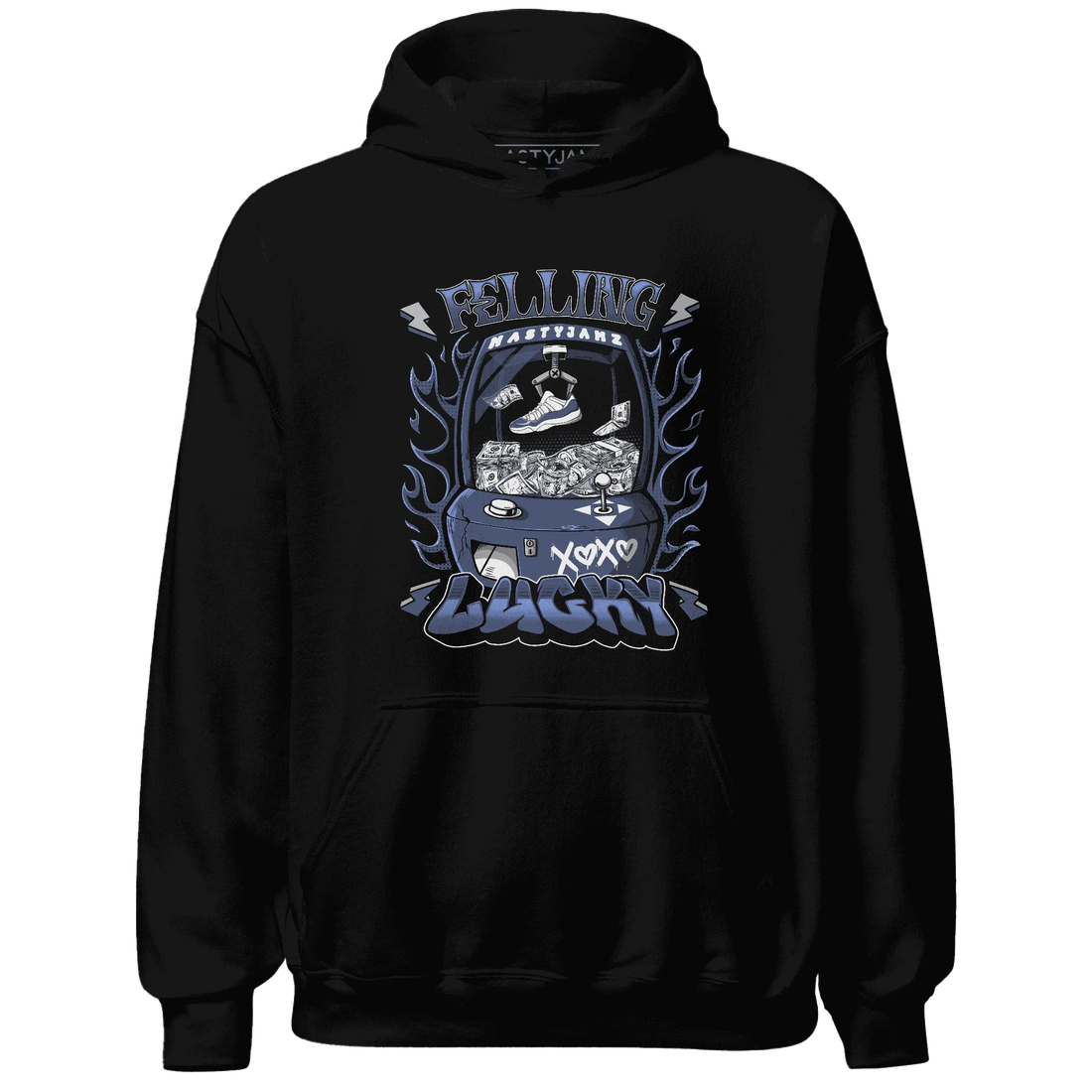 Low-Diffused-Blue-11s-Hoodie-Match-Feeling-Lucky