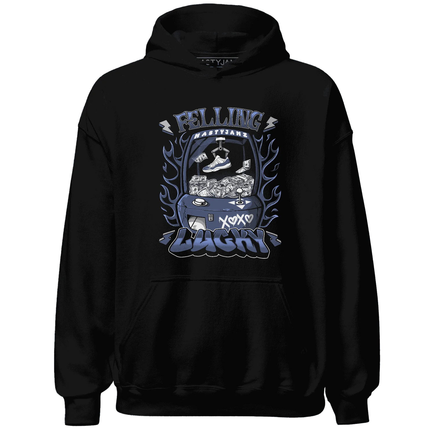 Low-Diffused-Blue-11s-Hoodie-Match-Feeling-Lucky