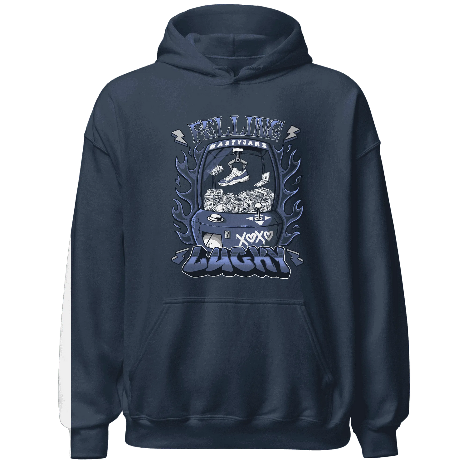 Low-Diffused-Blue-11s-Hoodie-Match-Feeling-Lucky
