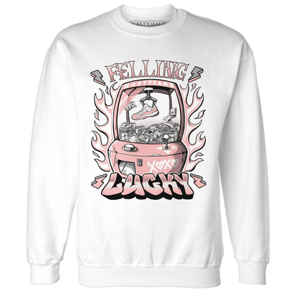 Low-Legend-Pink-11s-Sweatshirt-Match-Feeling-Lucky