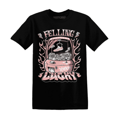 Low-Legend-Pink-11s-T-Shirt-Match-Feeling-Lucky