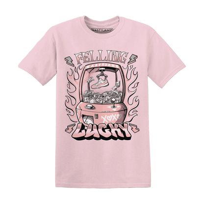Low-Legend-Pink-11s-T-Shirt-Match-Feeling-Lucky