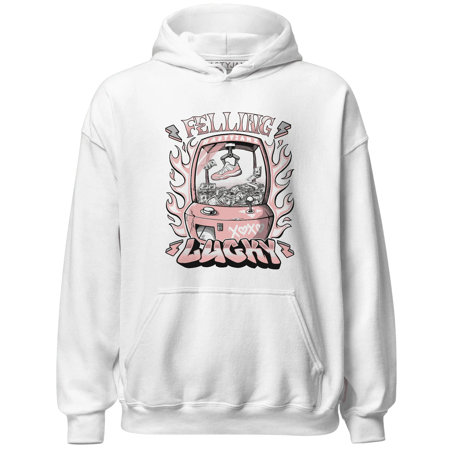 Low-Legend-Pink-11s-Hoodie-Match-Feeling-Lucky