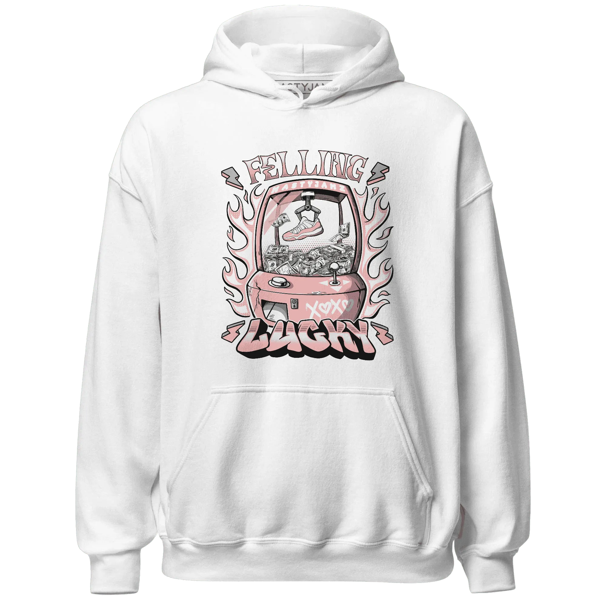 Low-Legend-Pink-11s-Hoodie-Match-Feeling-Lucky