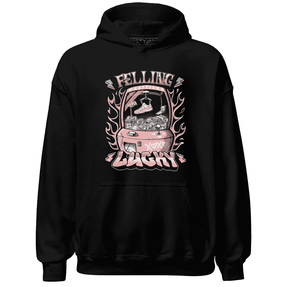 Low-Legend-Pink-11s-Hoodie-Match-Feeling-Lucky