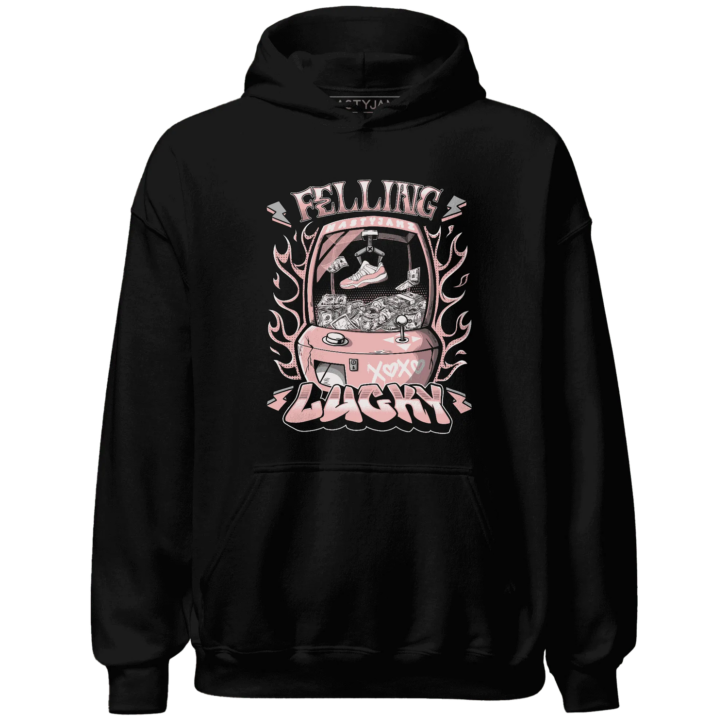 Low-Legend-Pink-11s-Hoodie-Match-Feeling-Lucky