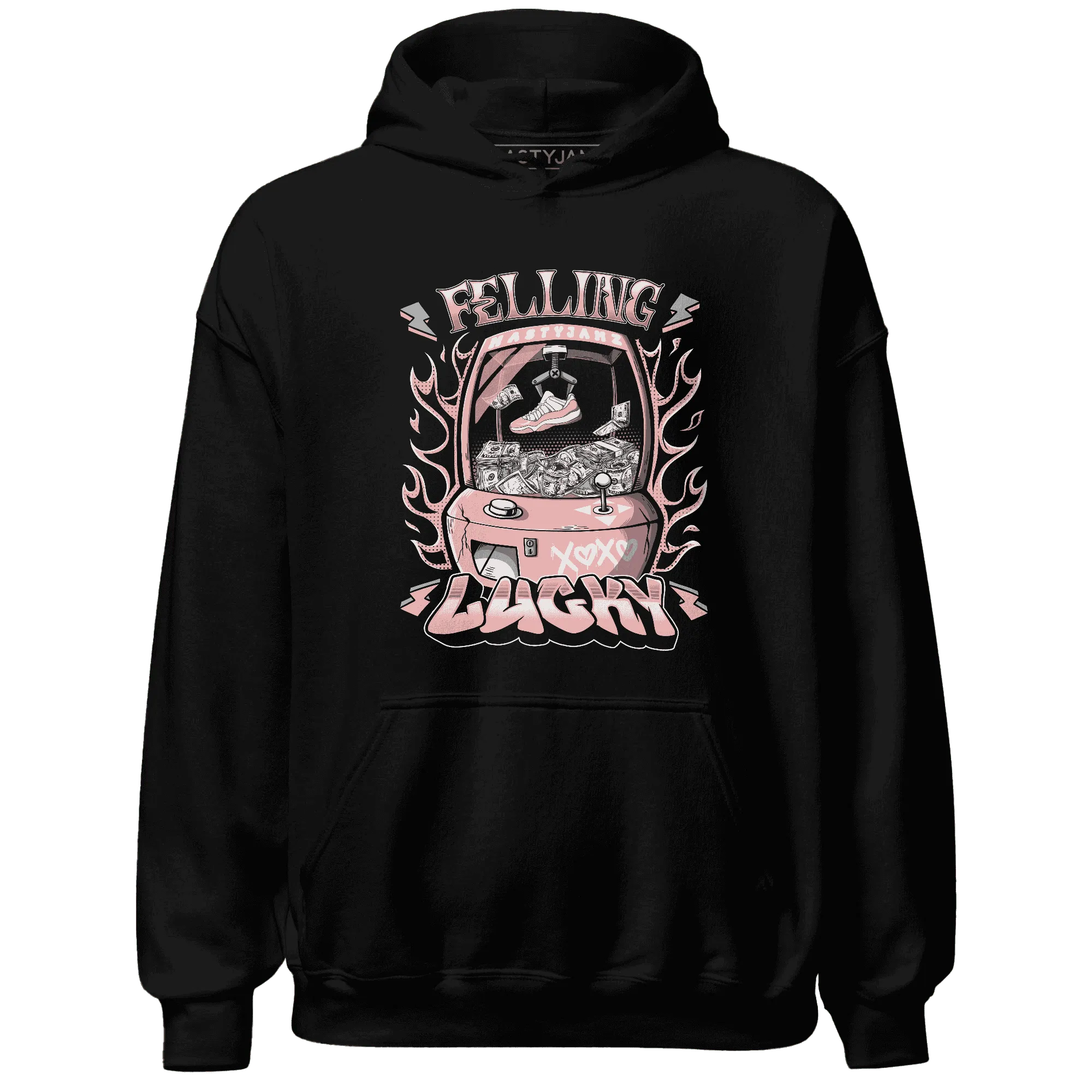 Low-Legend-Pink-11s-Hoodie-Match-Feeling-Lucky
