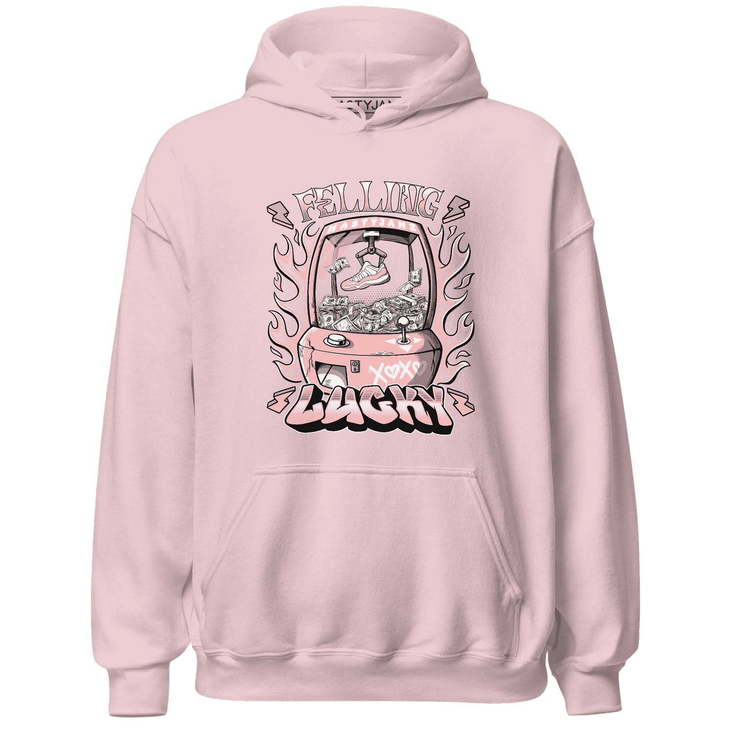 Low-Legend-Pink-11s-Hoodie-Match-Feeling-Lucky