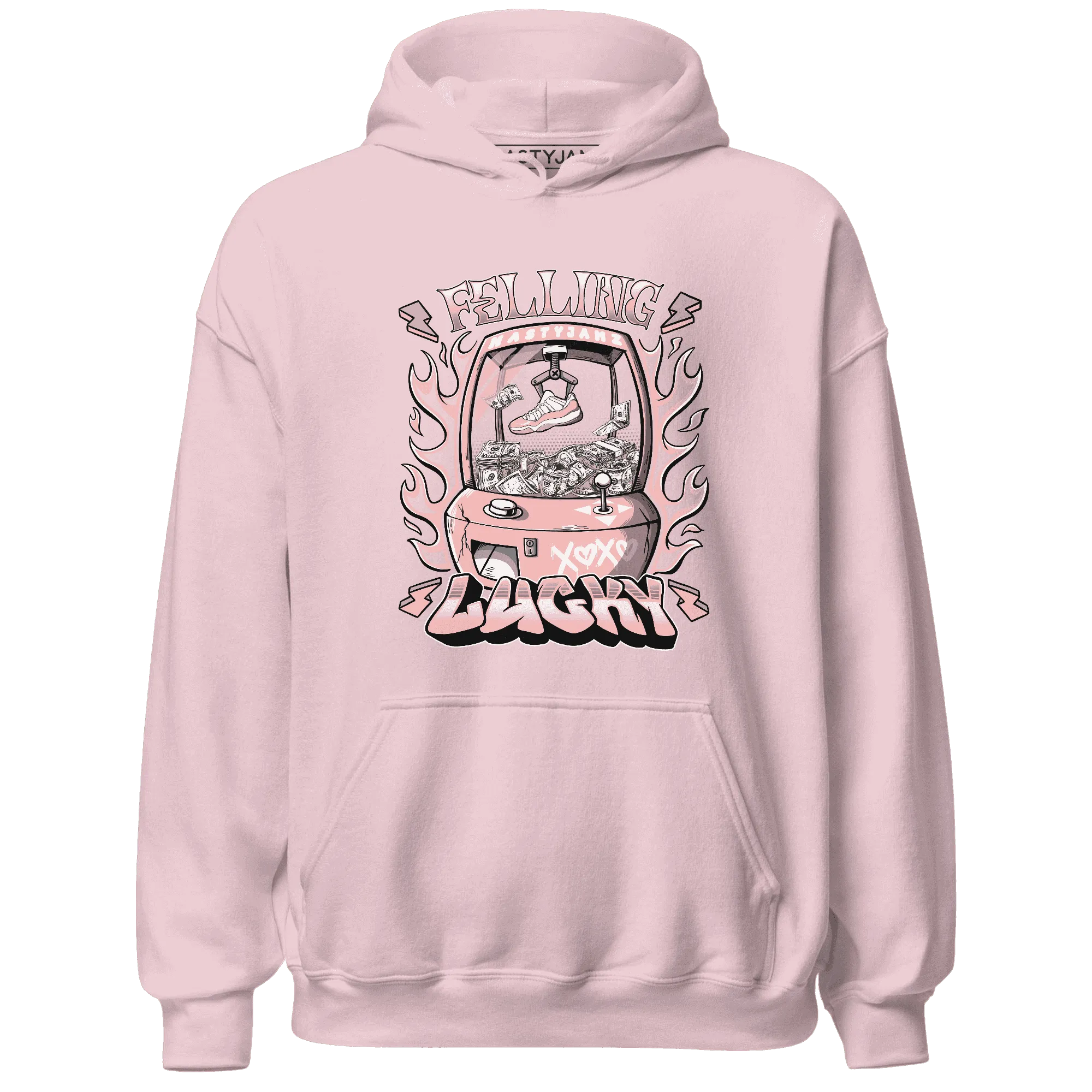 Low-Legend-Pink-11s-Hoodie-Match-Feeling-Lucky