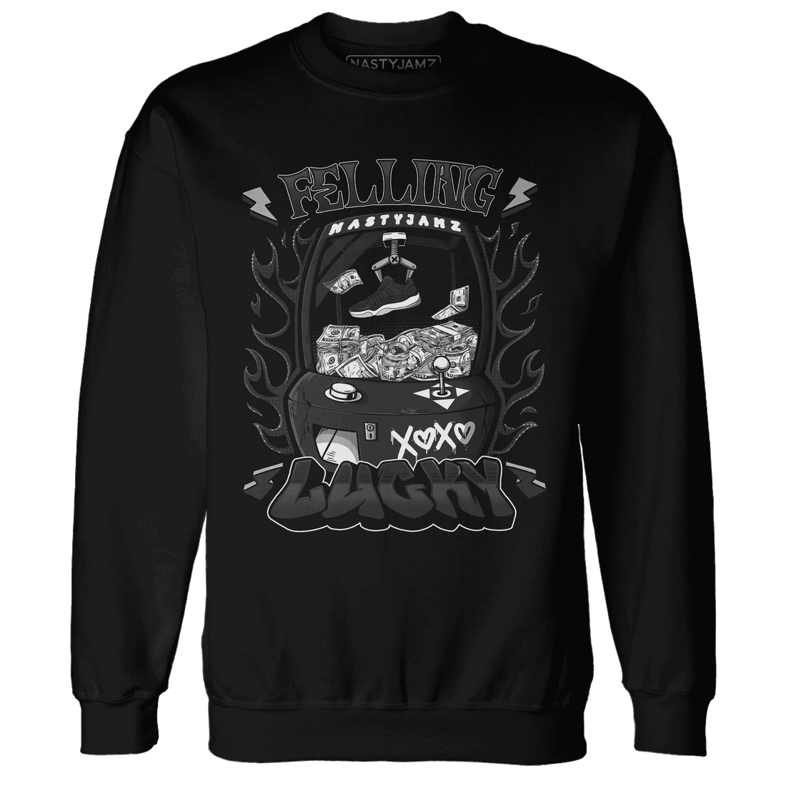 Low-Space-Jamz-11s-Sweatshirt-Match-Feeling-Lucky