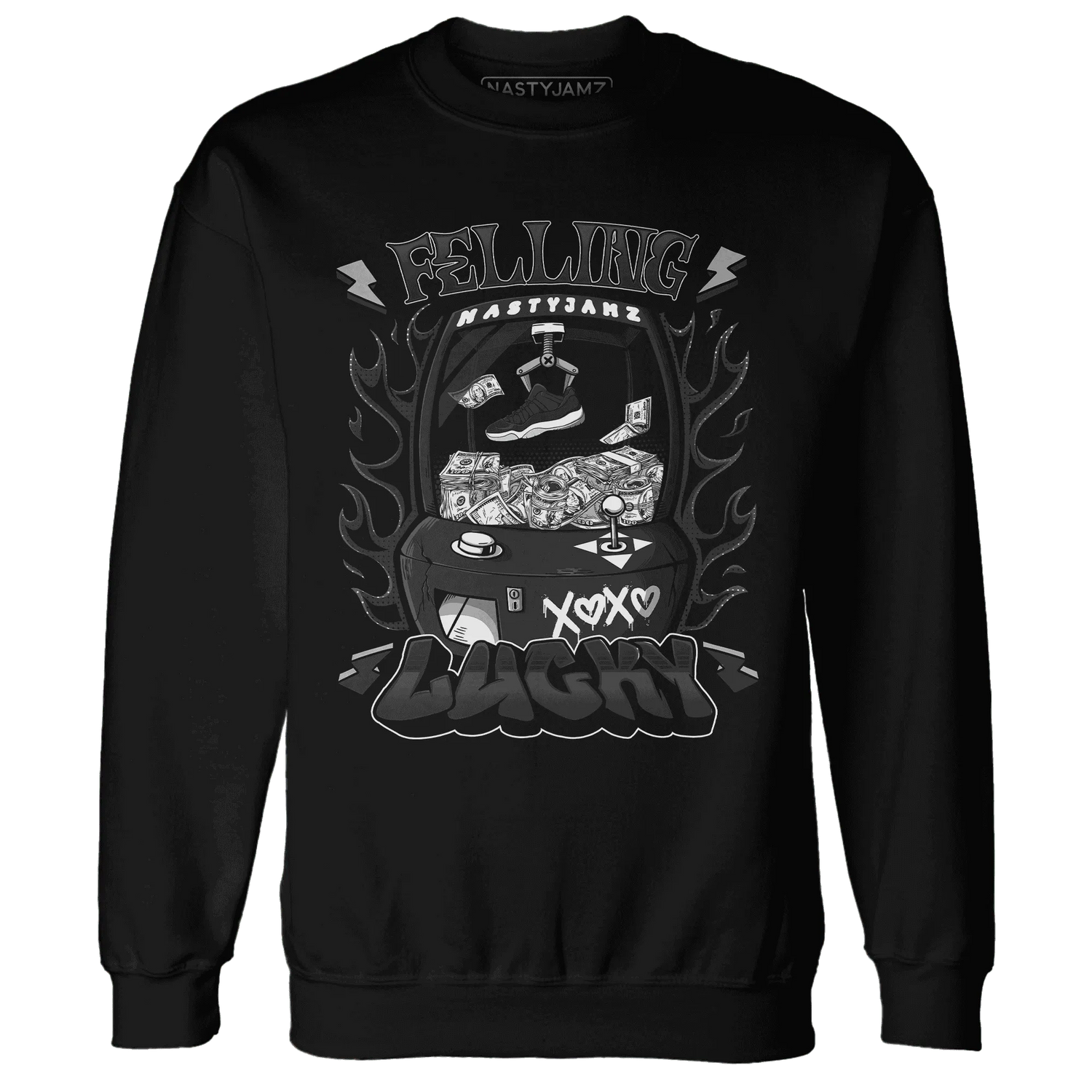 Low-Space-Jamz-11s-Sweatshirt-Match-Feeling-Lucky