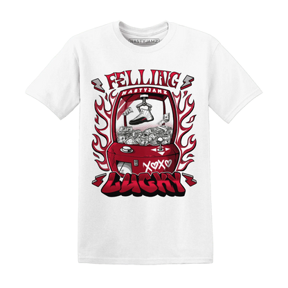 Retro-Red-Taxi-12s-T-Shirt-Match-Feeling-Lucky