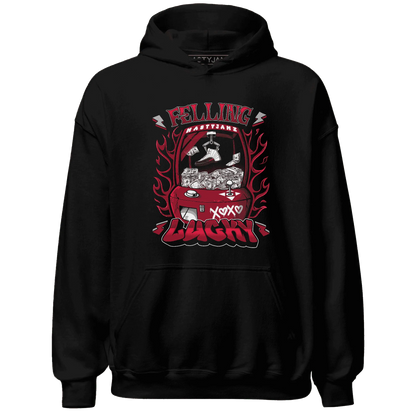 Retro-Red-Taxi-12s-Hoodie-Match-Feeling-Lucky