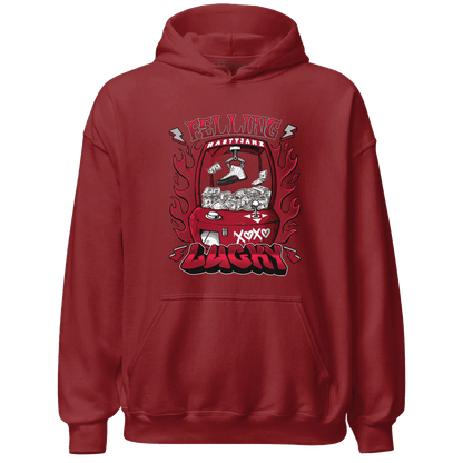 Retro-Red-Taxi-12s-Hoodie-Match-Feeling-Lucky