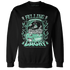 High-OG-Green-Glow-1s-Sweatshirt-Match-Feeling-Lucky