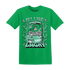 High-OG-Green-Glow-1s-T-Shirt-Match-Feeling-Lucky