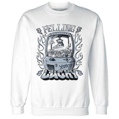 Mid-Diffused-Blue-Grey-1s-Sweatshirt-Match-Feeling-Lucky