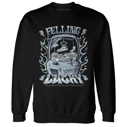 Mid-Diffused-Blue-Grey-1s-Sweatshirt-Match-Feeling-Lucky