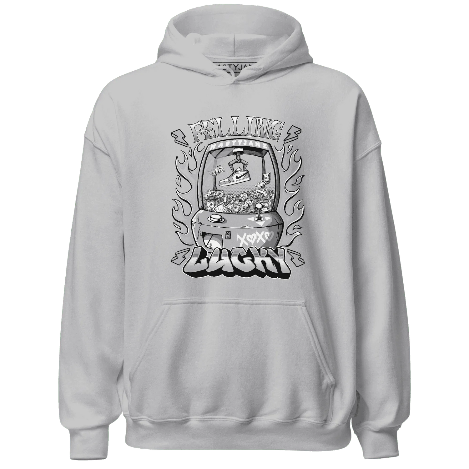 Wolf-Grey-1s-Hoodie-Match-Feeling-Lucky