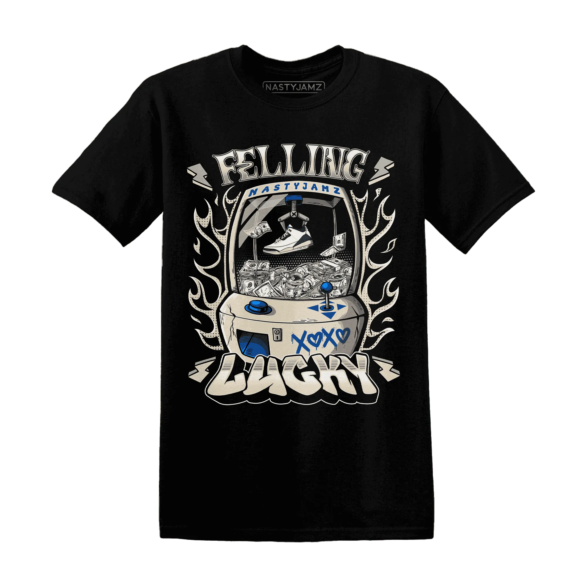 Quaiii-54-3s-T-Shirt-Match-Feeling-Lucky