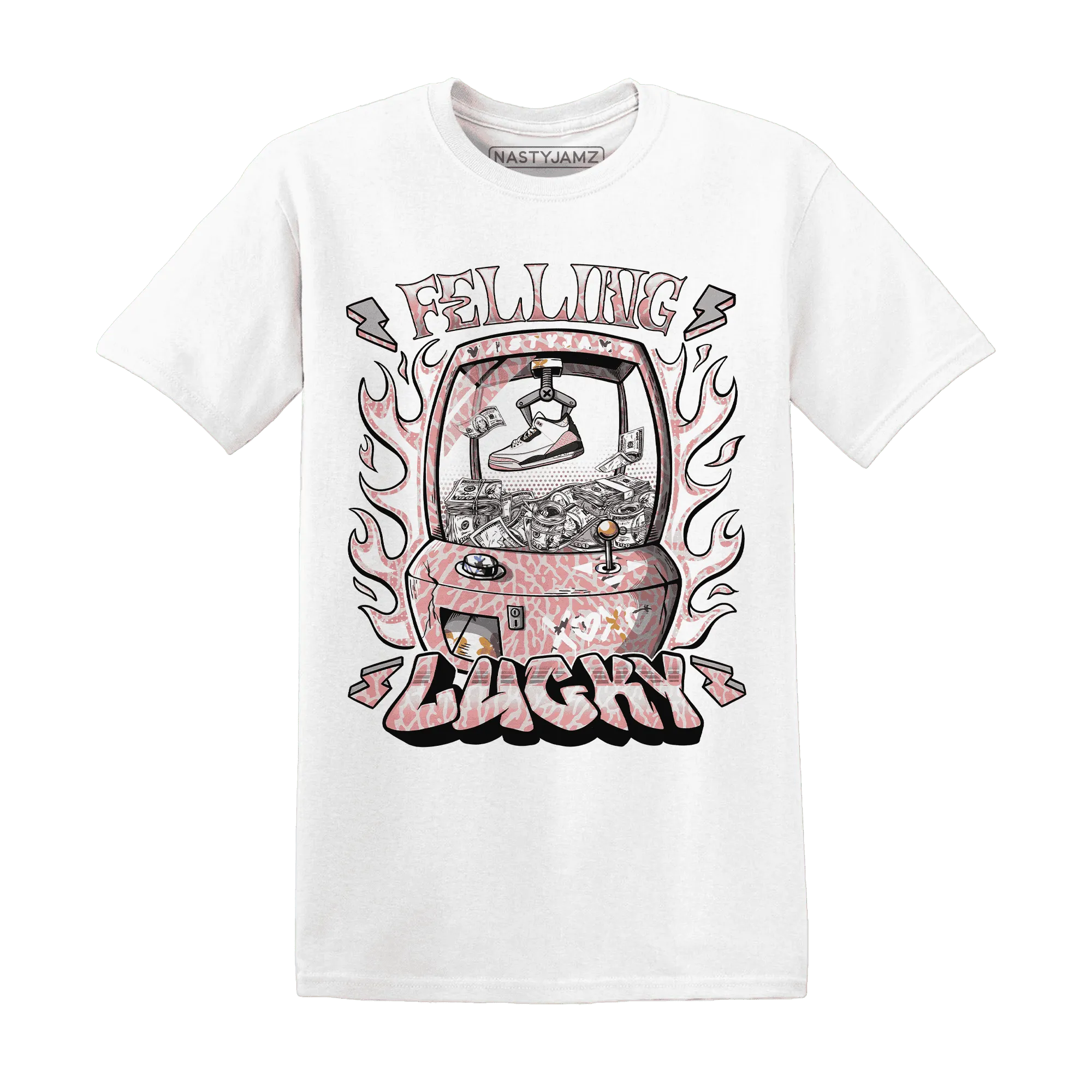 Red-Stardust-3s-T-Shirt-Match-Feeling-Lucky