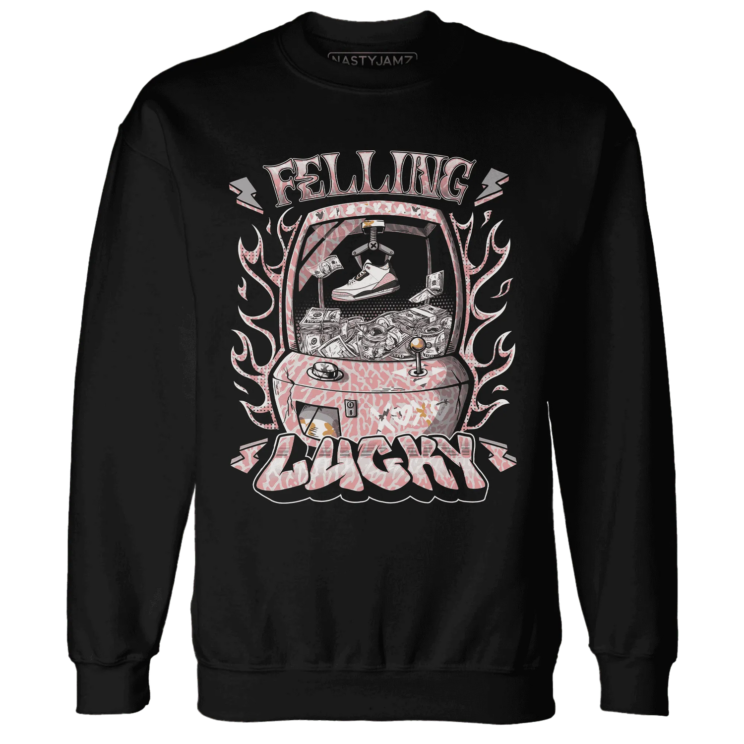 Red-Stardust-3s-Sweatshirt-Match-Feeling-Lucky