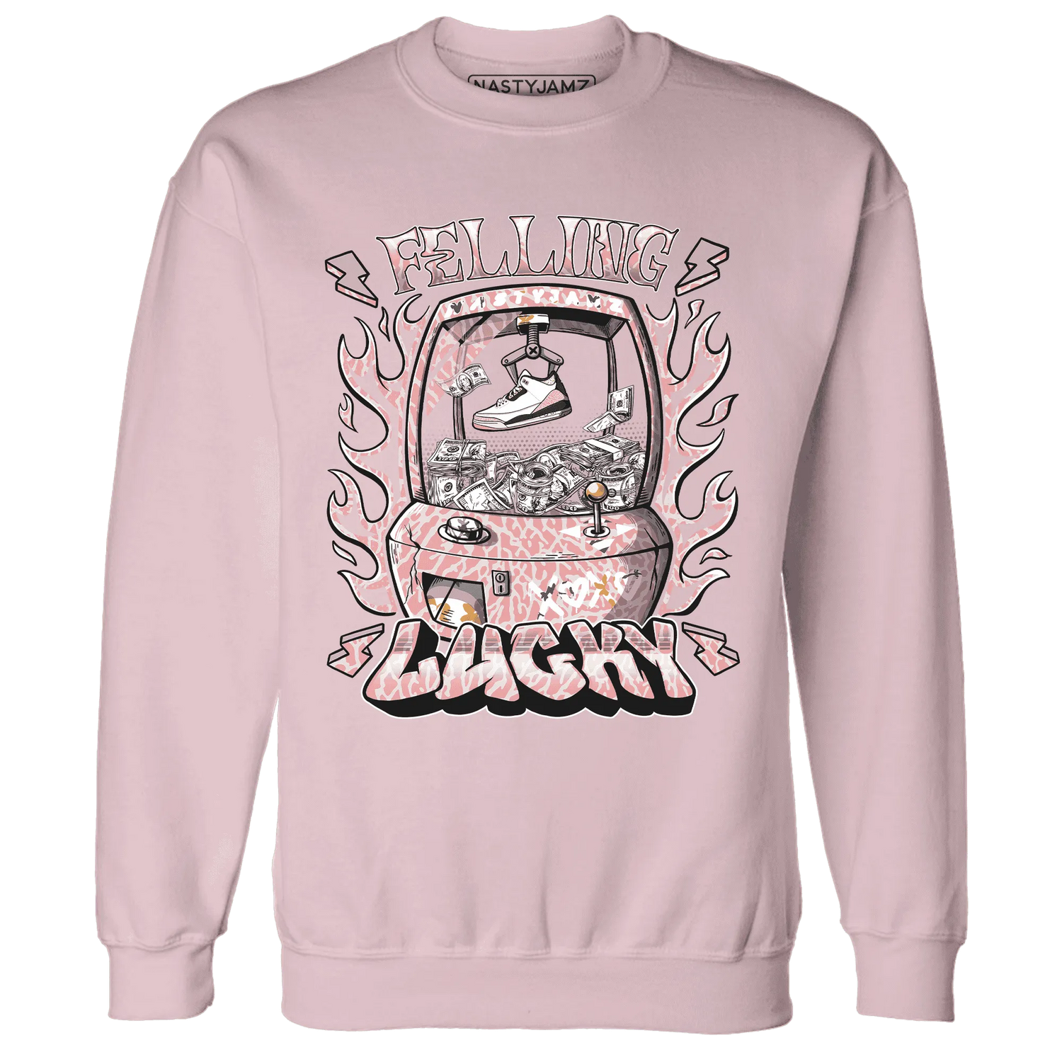 Red-Stardust-3s-Sweatshirt-Match-Feeling-Lucky