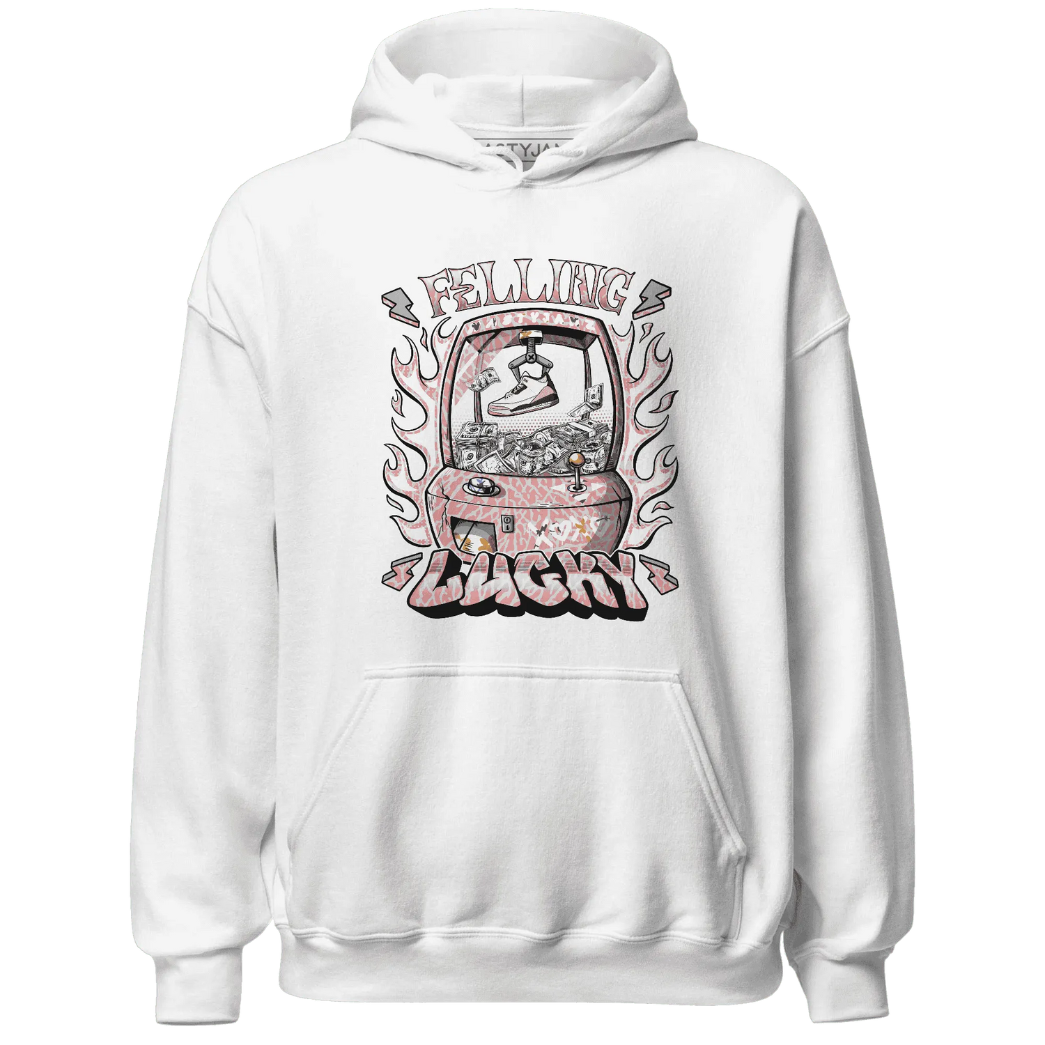 Red-Stardust-3s-Hoodie-Match-Feeling-Lucky