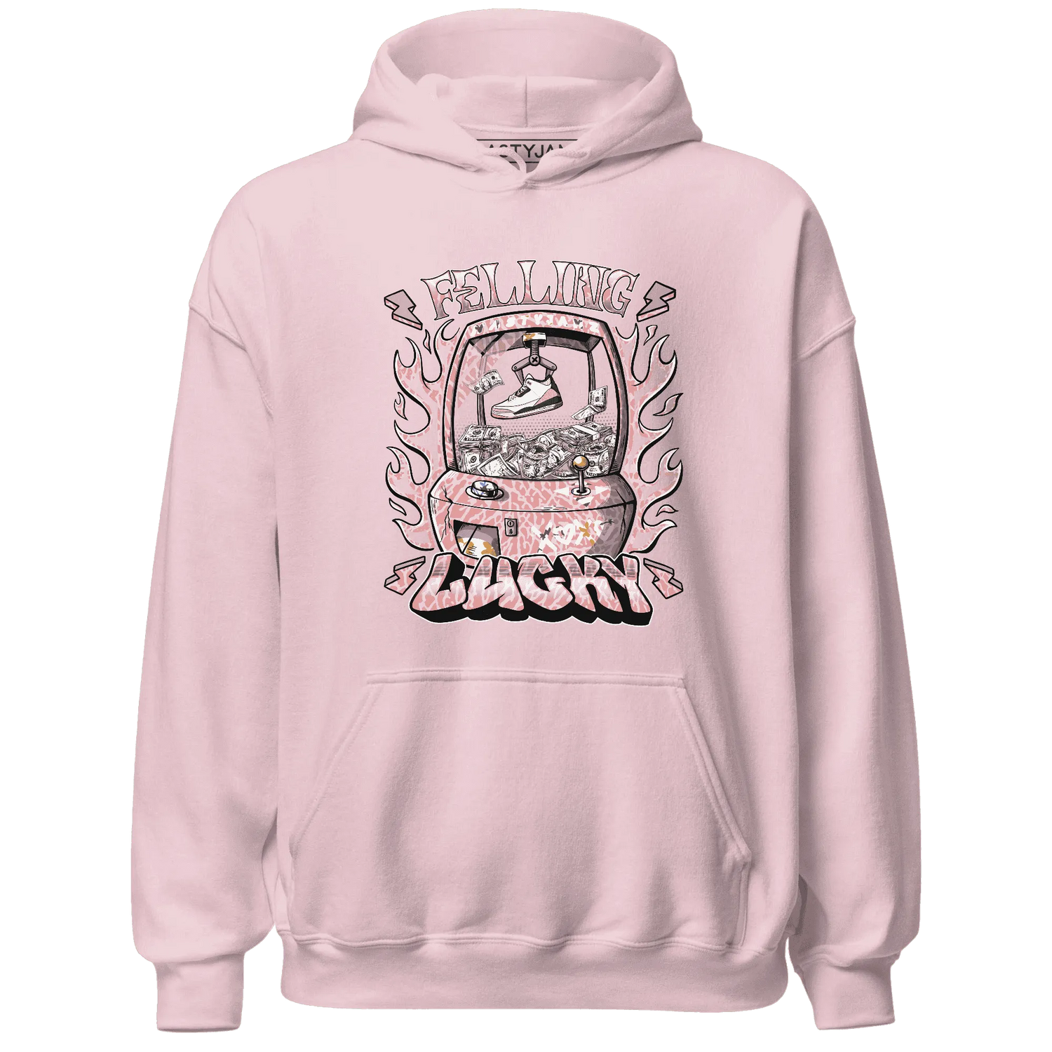 Red-Stardust-3s-Hoodie-Match-Feeling-Lucky