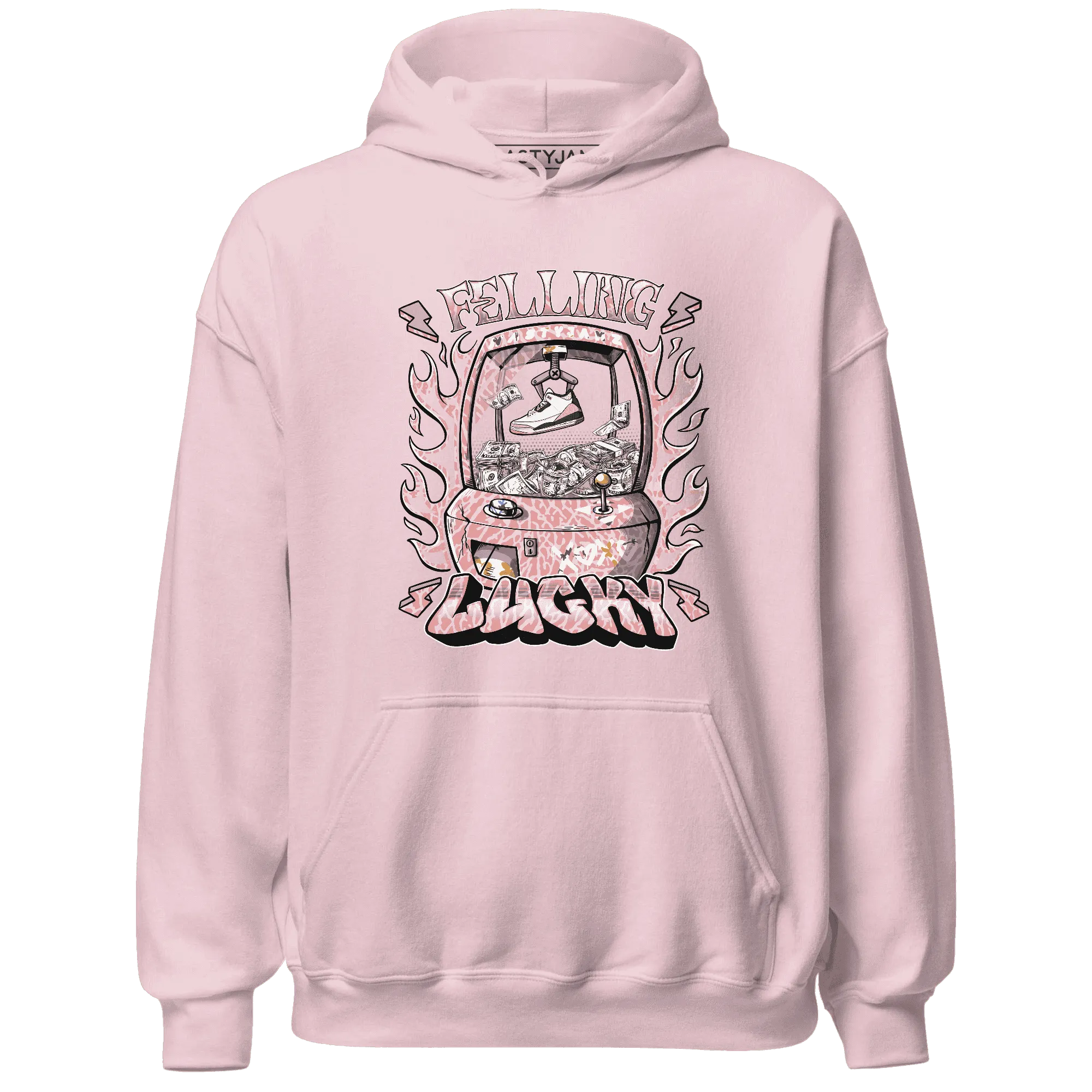 Red-Stardust-3s-Hoodie-Match-Feeling-Lucky