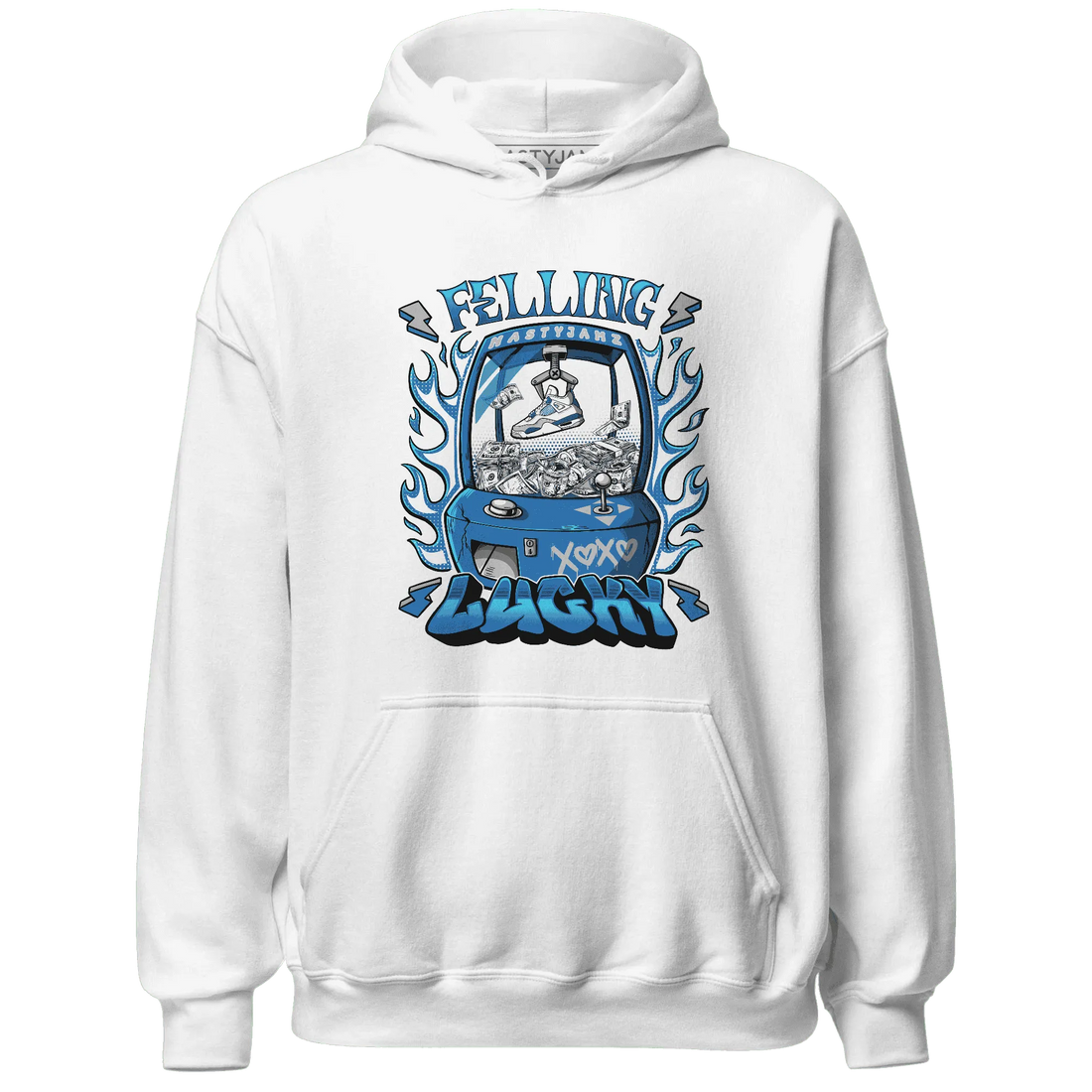 Industrial-Blue-4s-Hoodie-Match-Feeling-Lucky