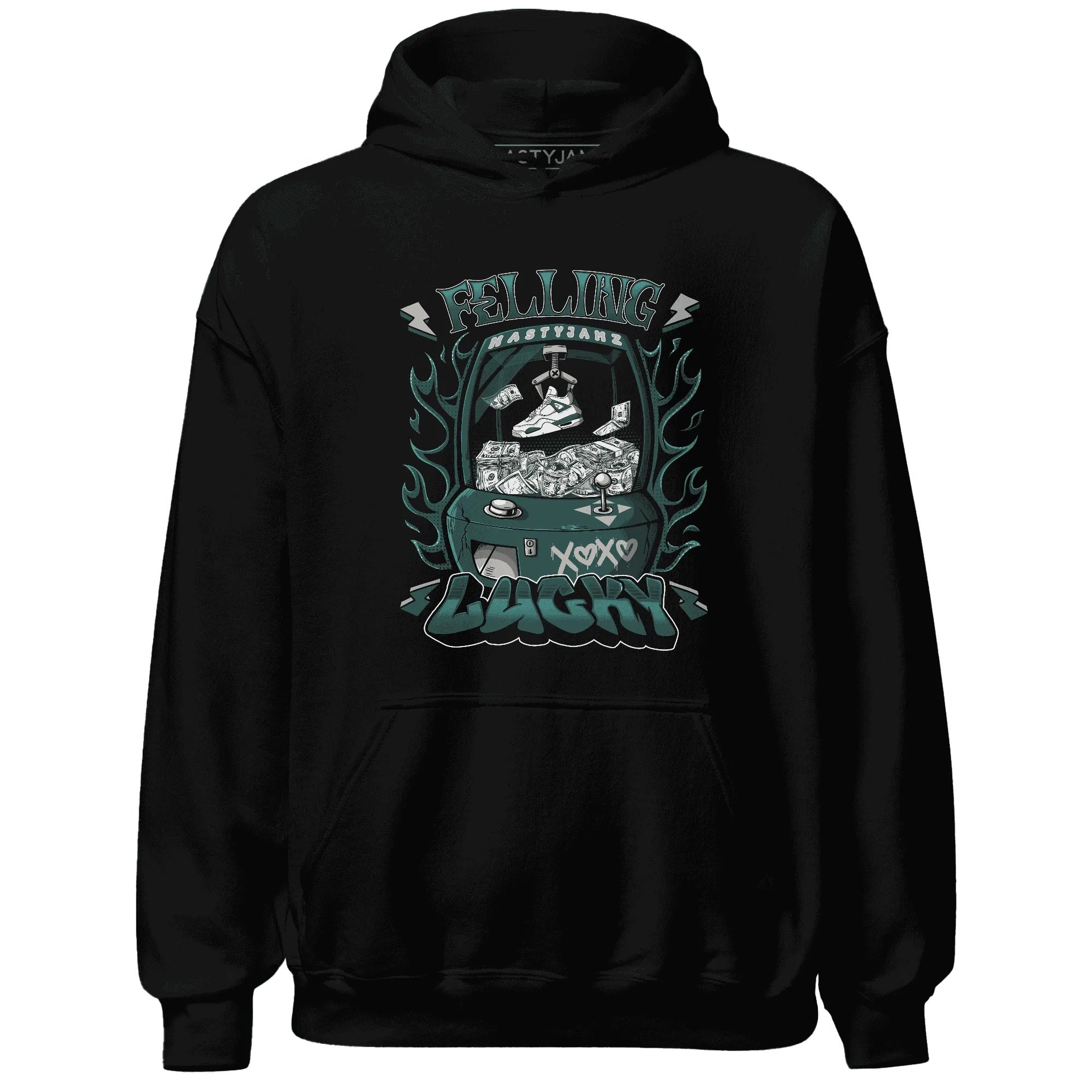 Oxidized-Green-4s-Hoodie-Match-Feeling-Lucky