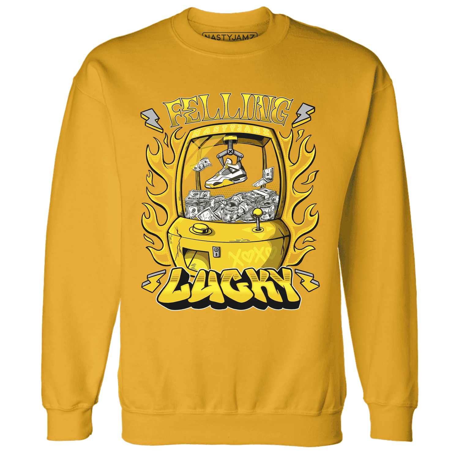 Vivid-Sulfur-4s-Sweatshirt-Match-Feeling-Lucky