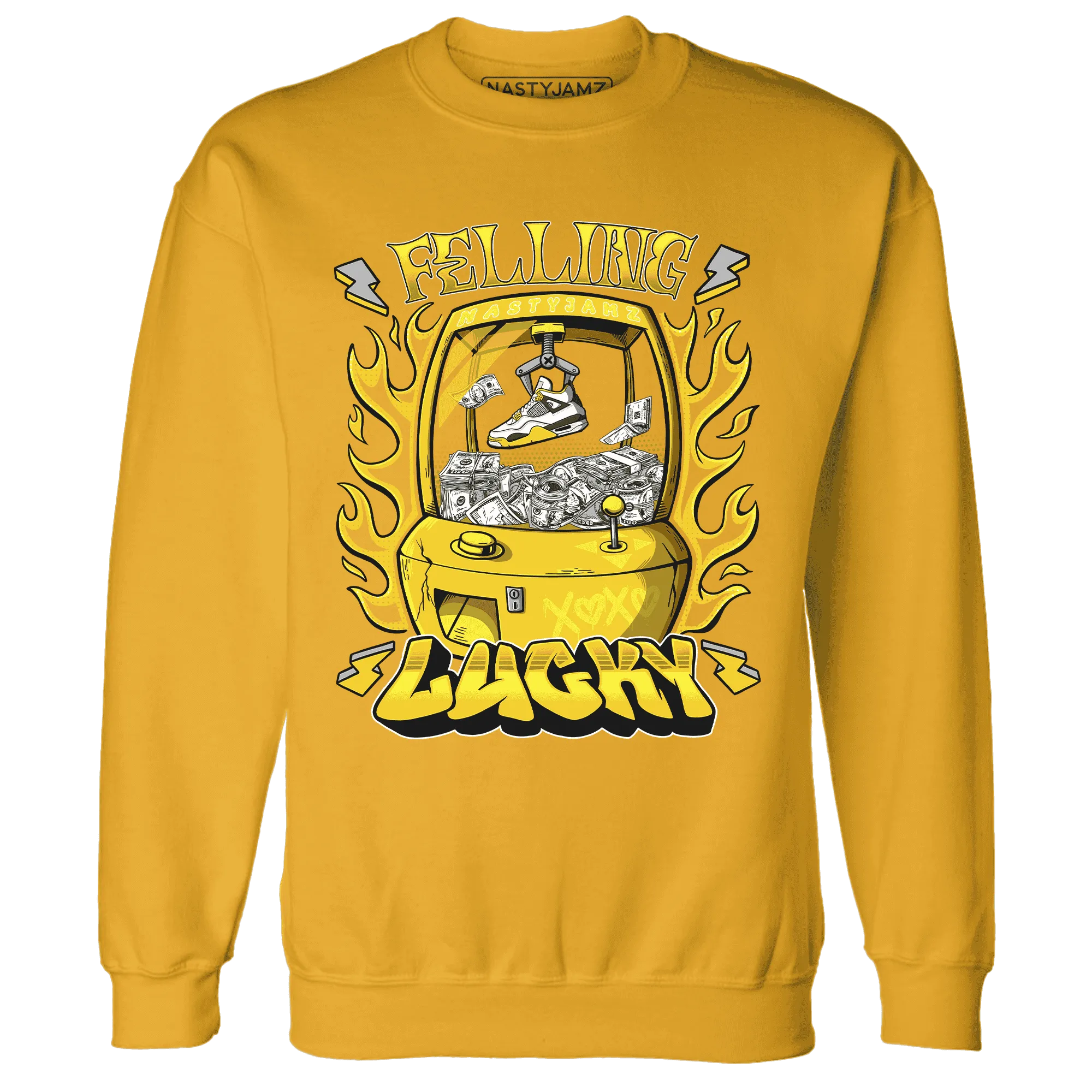 Vivid-Sulfur-4s-Sweatshirt-Match-Feeling-Lucky