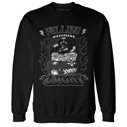 White-Thunder-4s-Sweatshirt-Match-Feeling-Lucky