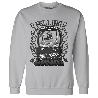 White-Thunder-4s-Sweatshirt-Match-Feeling-Lucky