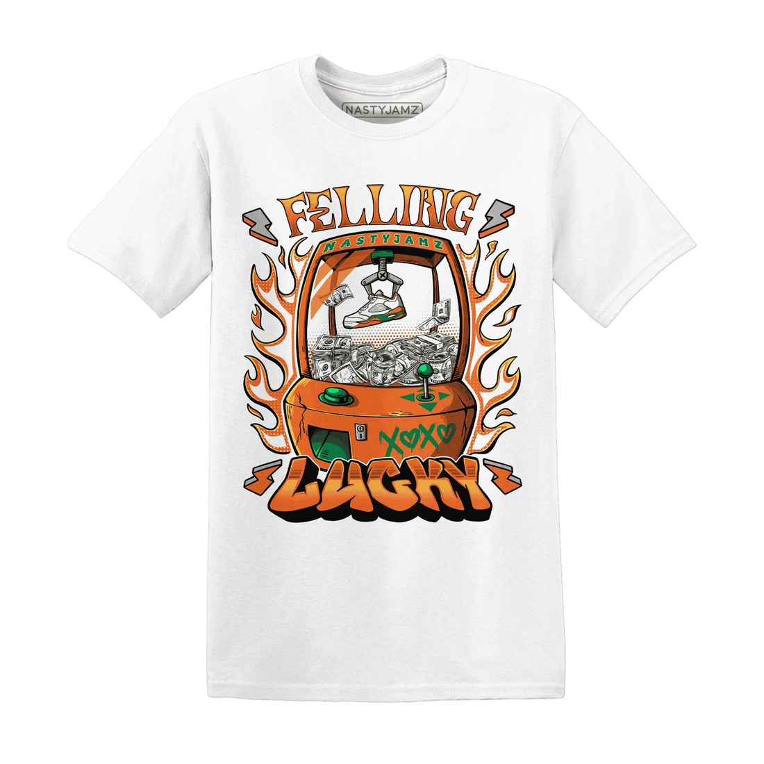 MAM-Hurricanes-5s-T-Shirt-Match-Feeling-Lucky