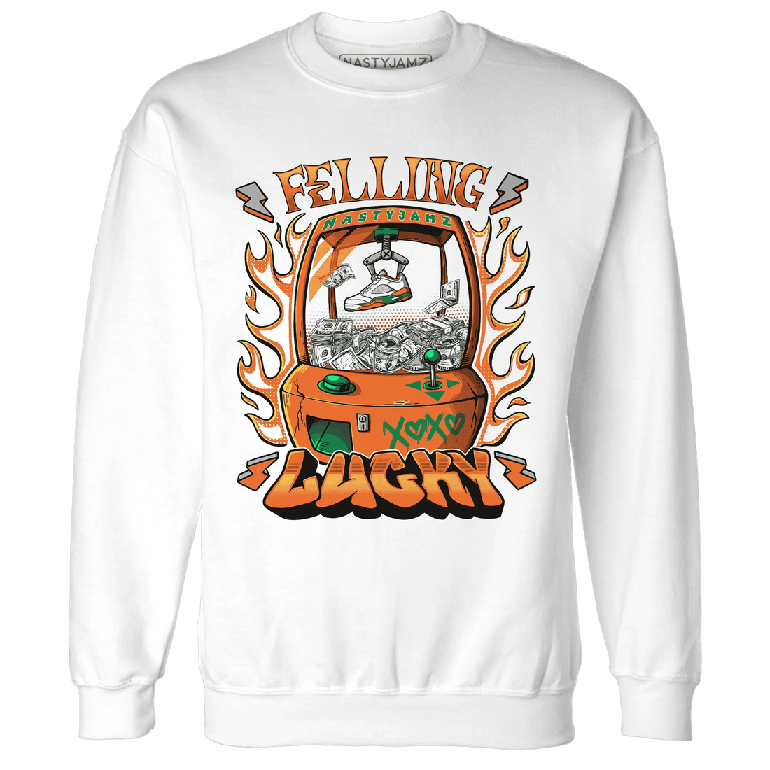 MAM-Hurricanes-5s-Sweatshirt-Match-Feeling-Lucky