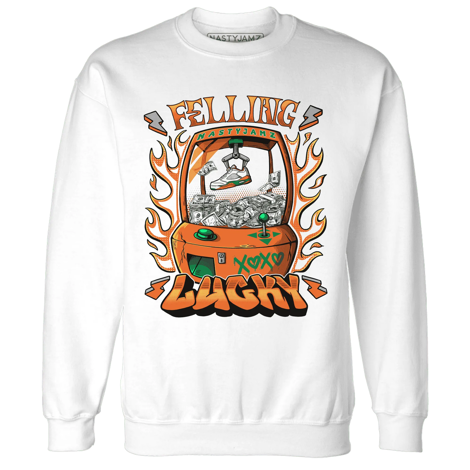 MAM-Hurricanes-5s-Sweatshirt-Match-Feeling-Lucky