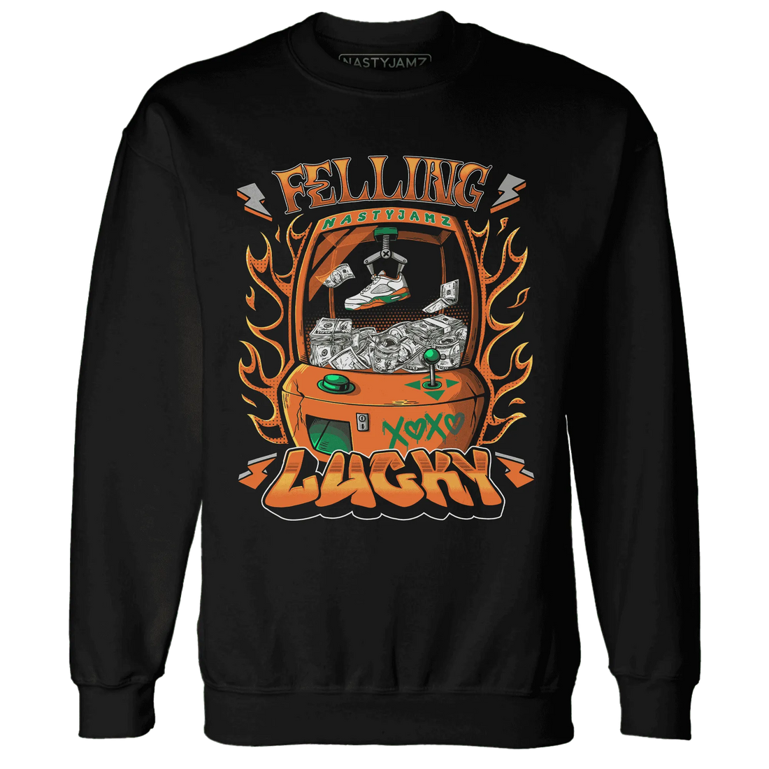 MAM-Hurricanes-5s-Sweatshirt-Match-Feeling-Lucky