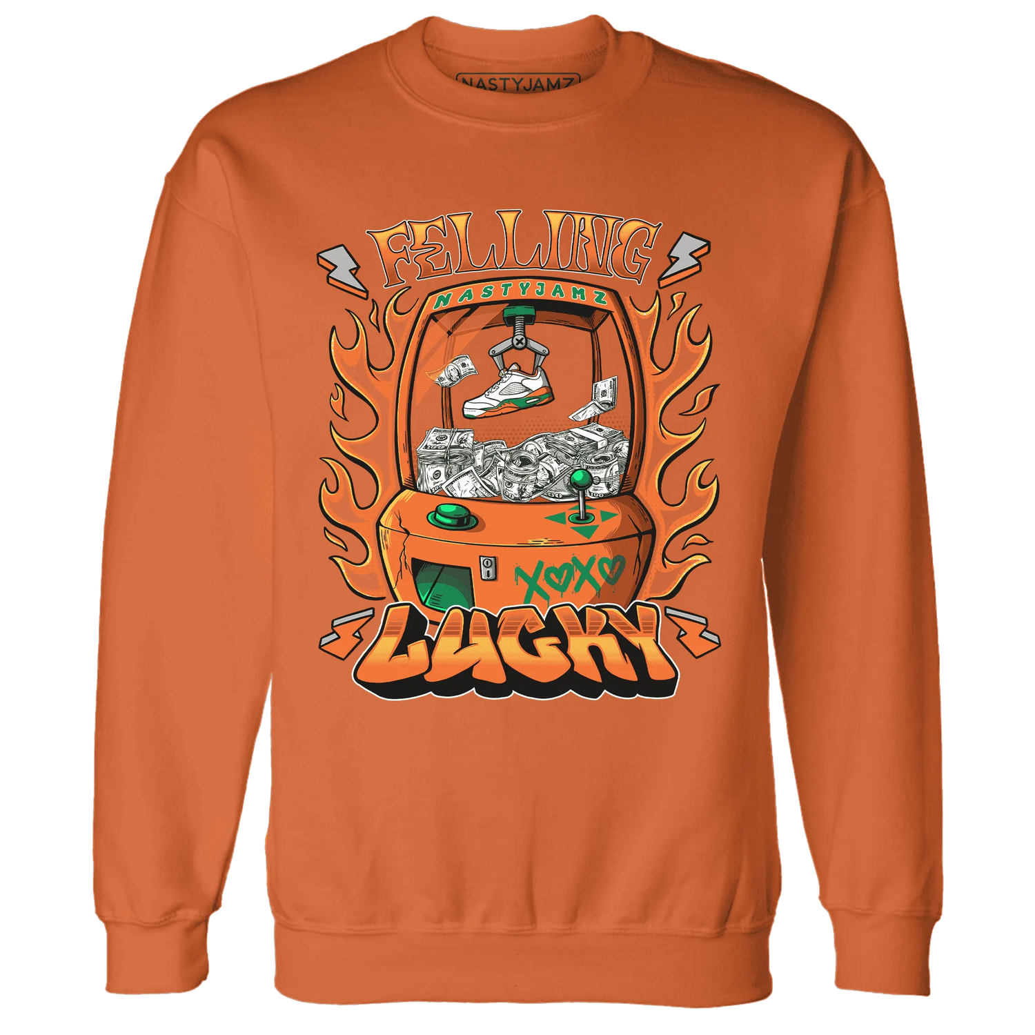 MAM-Hurricanes-5s-Sweatshirt-Match-Feeling-Lucky